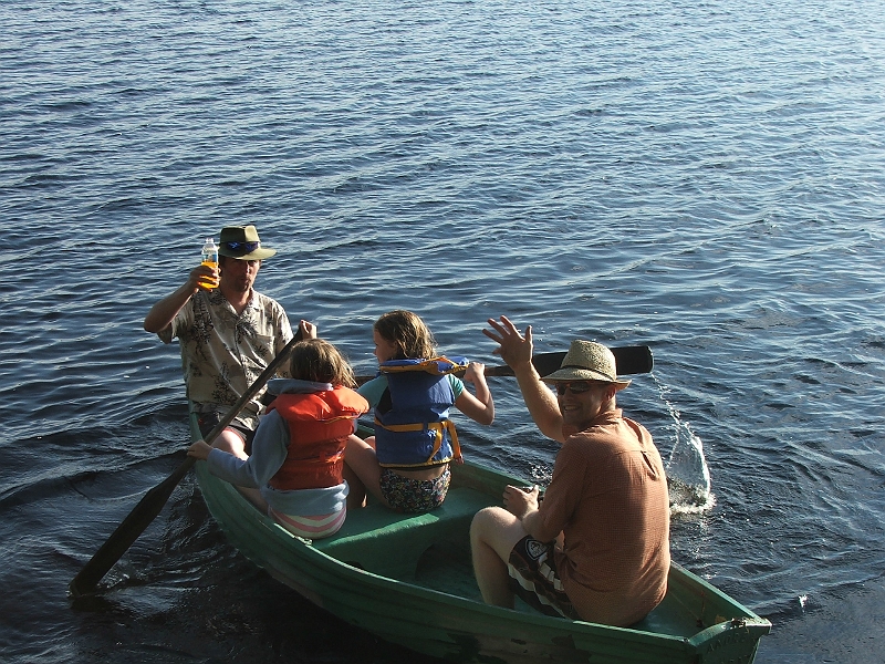 NFLD 066.jpg - to the island - to make an Inukshuk (person subsitute - to show the people we were here) ...
